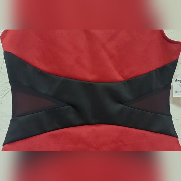 New Large Red Dress with see through cutouts (NWT) - Picture 3 of 5